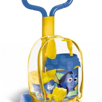Mondo gyermek kiskocsi vödörrel Finding Dory 28306 sárga-kék kép