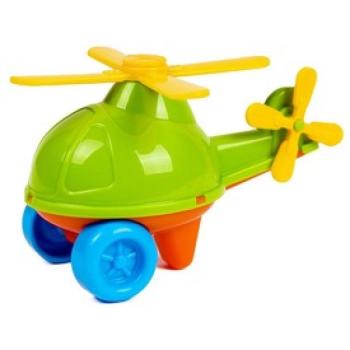 Műanyag helikopter - zöld, 11 cm kép