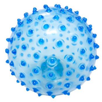 Műanyag masszázs labda 160g 21 cm kép