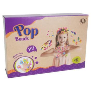 Műanyag pattintós gyöngyfűző készlet kép