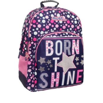 Must Energy: Born To Shine ergonomikus iskolatáska hátizsák kép