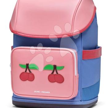 Nagy iskolai hátizsák Ergomaxx Cherry Pink Jeune Premier ergonomikus luxus kivitel 42*27 cm kép