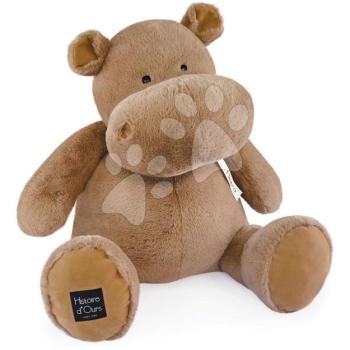 Nagy plüss víziló Hot Chocolate Hippo Cocooning Histoire d’ Ours barna 85 cm HO3205 kép