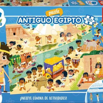 Oktató puzzle Egyiptom Happy Learning Educa 150 darabos tevékenységekkel spanyol 6 évtől kép