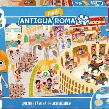 Oktató puzzle Róma Happy Learning Educa 300 darabos tevékenységekkel spanyol 6 évtől kép