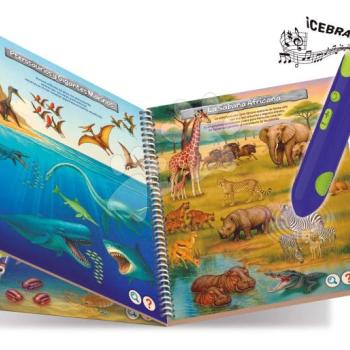 Oktatójáték interaktív tollal Dínók és állatok Pen Educa hanggal 8 oldal 16 téma 5 évtől spanyolul kép