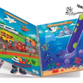 Oktatójáték interaktív tollal Little Things Pen Educa hanggal 8 oldal 16 téma spanyolul 24 hó-tól kép