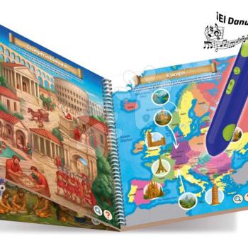 Oktatójáték interaktív tollal Világkörül Around the World Pen Educa hanggal 8 oldal 16 téma 7 évtől spanyolul kép