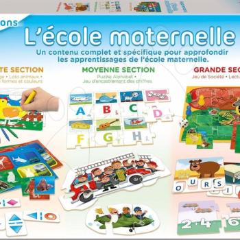 Oktatójáték Kit L'Ecole Maternell Educa puzzle és kirakós 3-6 évtől EDU17064 kép