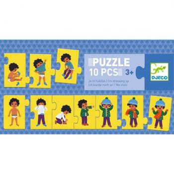 Öltözködés - Sorozat puzzle - I am dressing up - DJ08188 kép