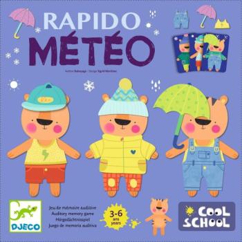 Öltözködj Maci - Emlékezet fejlesztő játék - Rapido Meteo - DJ08527 kép