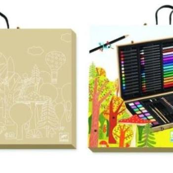 Óriás alkotó készlet kis művészeknek - Big box of colours - Djeco kép