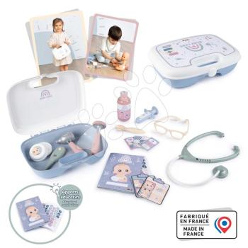 Orvosi koffer eszközökkel Baby Care Briefcase Smoby játékbabának 19 kiegészítővel kép