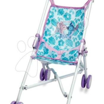 Összecsukható golf babakocsi Stitch Foldable PushChair Smoby 42 cm babának textil huzattal 24 hó-tól kép
