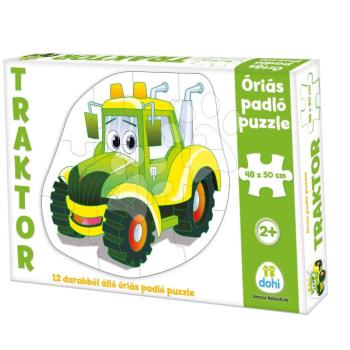 Padló puzzle traktor Dohány óriás 12 drb 24 hó-tól kép