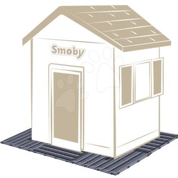 Padlóburkolat minden Smoby házikóhoz vagy terasz és járda kialakítására 6 négyzetből álló szett 45*45 cm/1,2 m2 kép