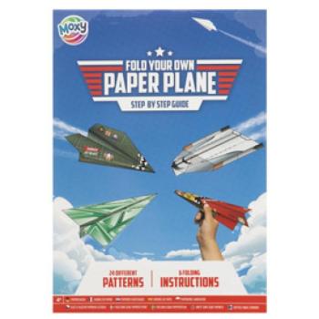 Papírrepülő készítő, 24 lap, 25x18 cm kép