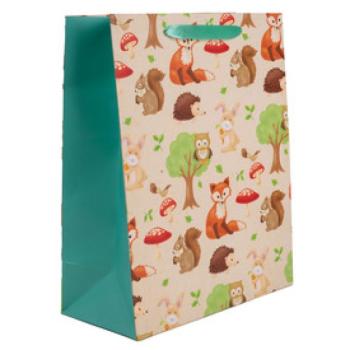 Papírtasak erdei állatok gombával 2632 kép