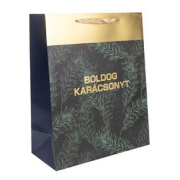 Papírtasak zöld fenyőág 3142 kép