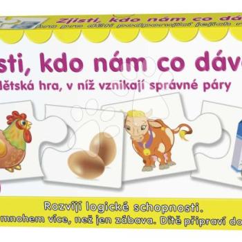 Párosító társasjáték Ismerd meg ki mit ad Dohány cseh nyelvű kép