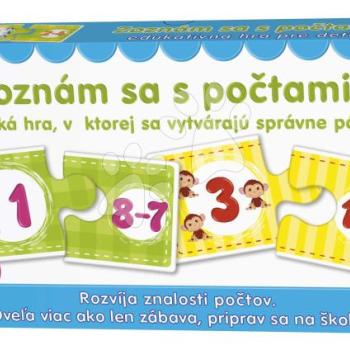 Párosító társasjáték Ismerkedj a számolással Dohány szlovák nyelvű kép