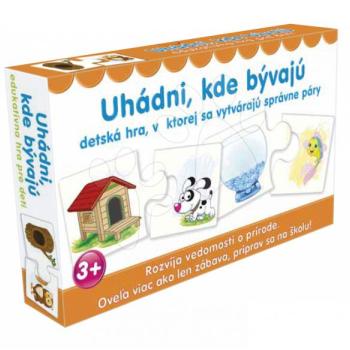 Párosító társasjáték Találd ki hol lakik Dohány magyar nyelvű kép