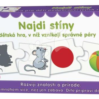 Párosító társasjáték Találd meg az árnyékát Dohány cseh nyelvű kép