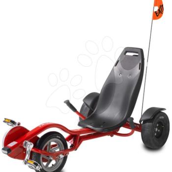 Pedálos gokart Go Kart Pro 100 triker Red Exit Toys felfújható kerekekkel 6 évtől kép