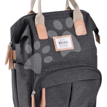 Pelenkázó hátizsák Wellington Changing Bag Dark Heather Grey Beaba pelenkázó alátéttel szürke kép