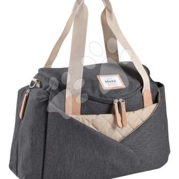 Pelenkázó táska babakocsihoz Sydney II Changing Bag Dark Heather Grey Beaba pelenkázó alátéttel szürke kép
