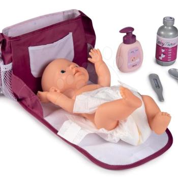 Pelenkázótáska pelussal Violette Baby Nurse Smoby 7 kiegeszítővel és állitható vállpánttal kép