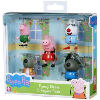 Peppa Malac öltözős figurák - 5 db-os kép