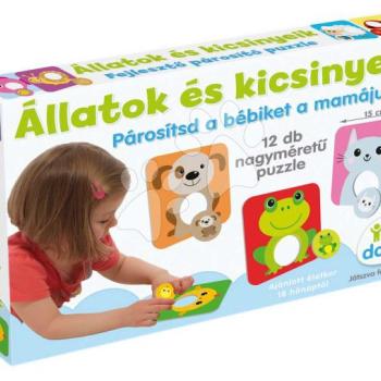 Pexeso állatok és kicsinyeik Dohány memóriajáték 12 darabos 18 hó-tól kép