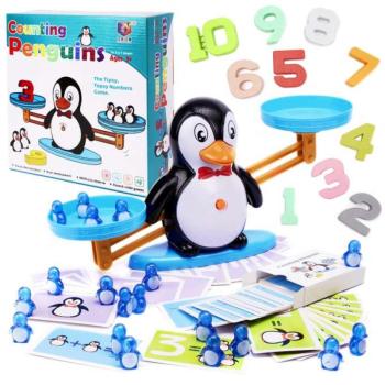Pingvines számoló játék és mérleg gyermekeknek (BBI-6380-2) kép
