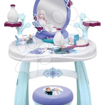 Pipere asztal székkel Frozen Hairdresser Smoby tükörrel és kiegészítőkkel kép