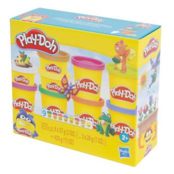 Play-doh 9 tégely színes gyurma csomag kép