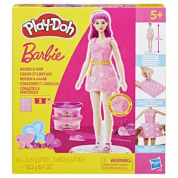 Play-doh Barbie szívek és hajkorona kép