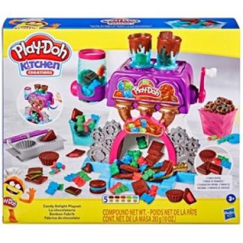 Play-doh csokigyár gyurma készlet kép