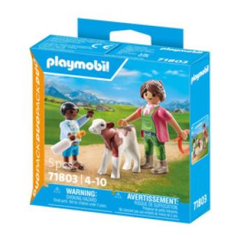 Playmobil: Duo Pack Farmer borjúval kép