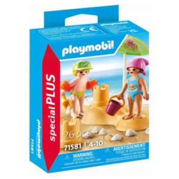 Playmobil Gyerekek homokvárral kép