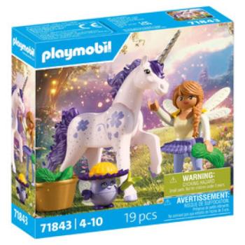 Playmobil Gyűjthető egyszarvú szerencsés levendula tündérrel kép
