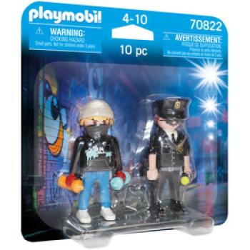 Playmobil Rendőr és graffitis Duo Pack 70822 kép