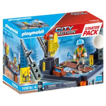 Playmobil: Starter Pack Építkezés csörlővel kép