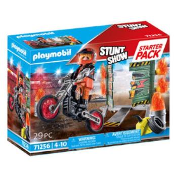 Playmobil: Starter Pack - Kaszkadőr motorral és tüzes karikával kép