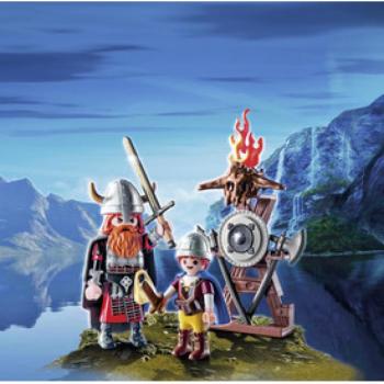 Playmobil Vikingek pajzzsal kép