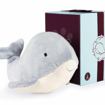 Plüss bálna Lollipop Whale Les Amis Kaloo szürke 25 cm puha plüssből ajándékdobozban 0 hó-tól kép