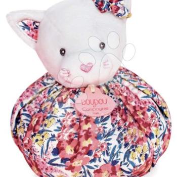 Plüss cica dédelgetésre Doudou Boule 3in1 Doudou et Compagnie rózsaszín 25 cm 0 hó-tól kép