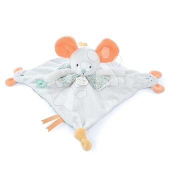 Plüss egér dédelgetésre és kesztyűbáb Mouse Finger Puppet Doudou et Compagnie fehér 30 cm 0 hó-tól kép