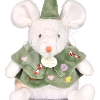 Plüss egér karácsonyi motívummal Les Souris de Noel Doudou et Compagnie különböző színekben 15 cm 0 hó-tól DC4576 kép