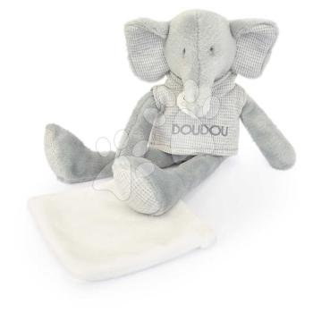 Plüss elefánt Elephant Sweety Doudou et Compagnie ajándékcsomagolásban szürke 25 cm 0 hó-tól kép